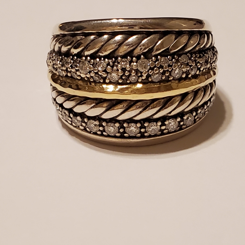 David Yurman Cable and Diamond Ring